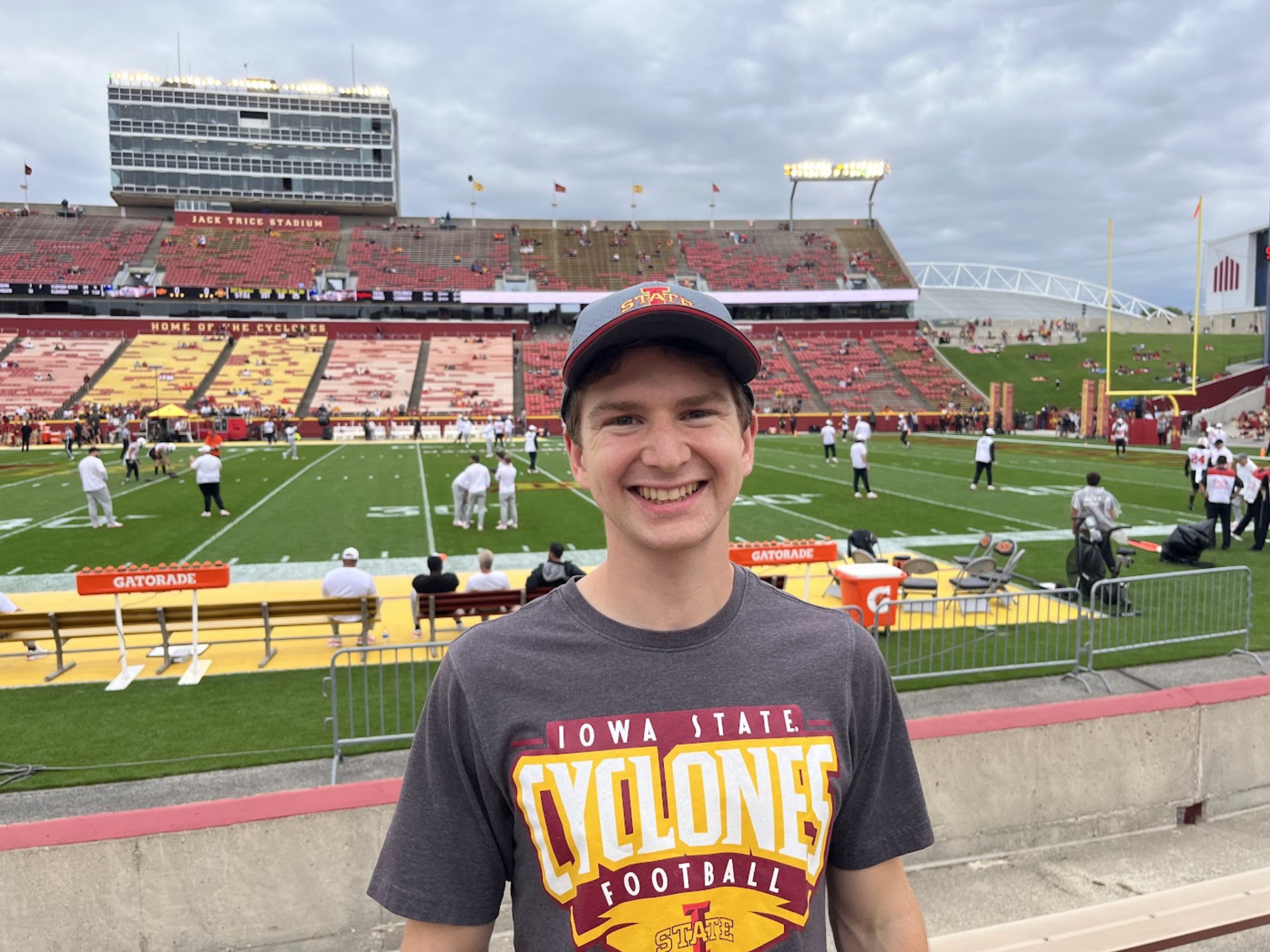 Lewis at an ISU Game!